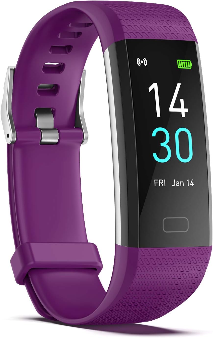 Fitness Tracker Watch with Heart Rate & Sleep Monitor, IP68 Waterproof Step Counter