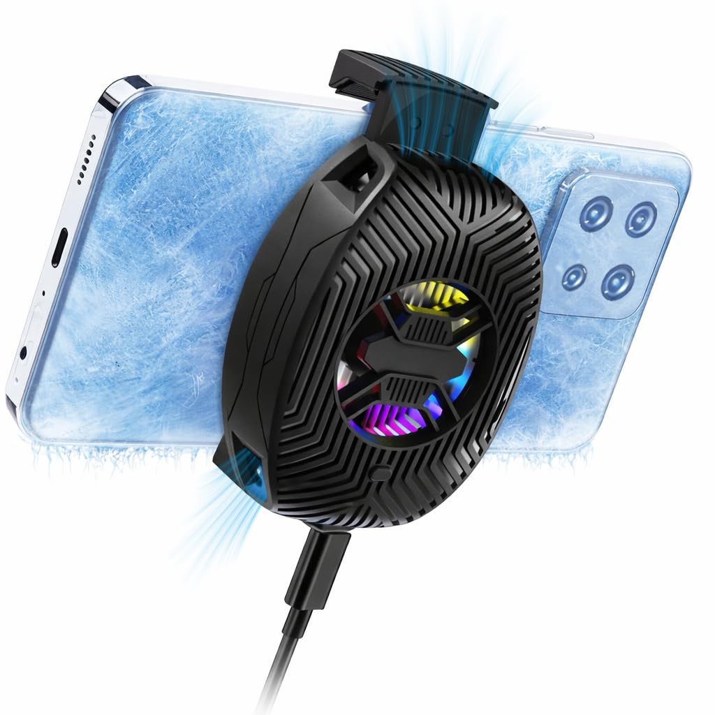 Phone Cooler Semiconductor Gaming Fast Cooling Fan Low Noise for iPhone Android