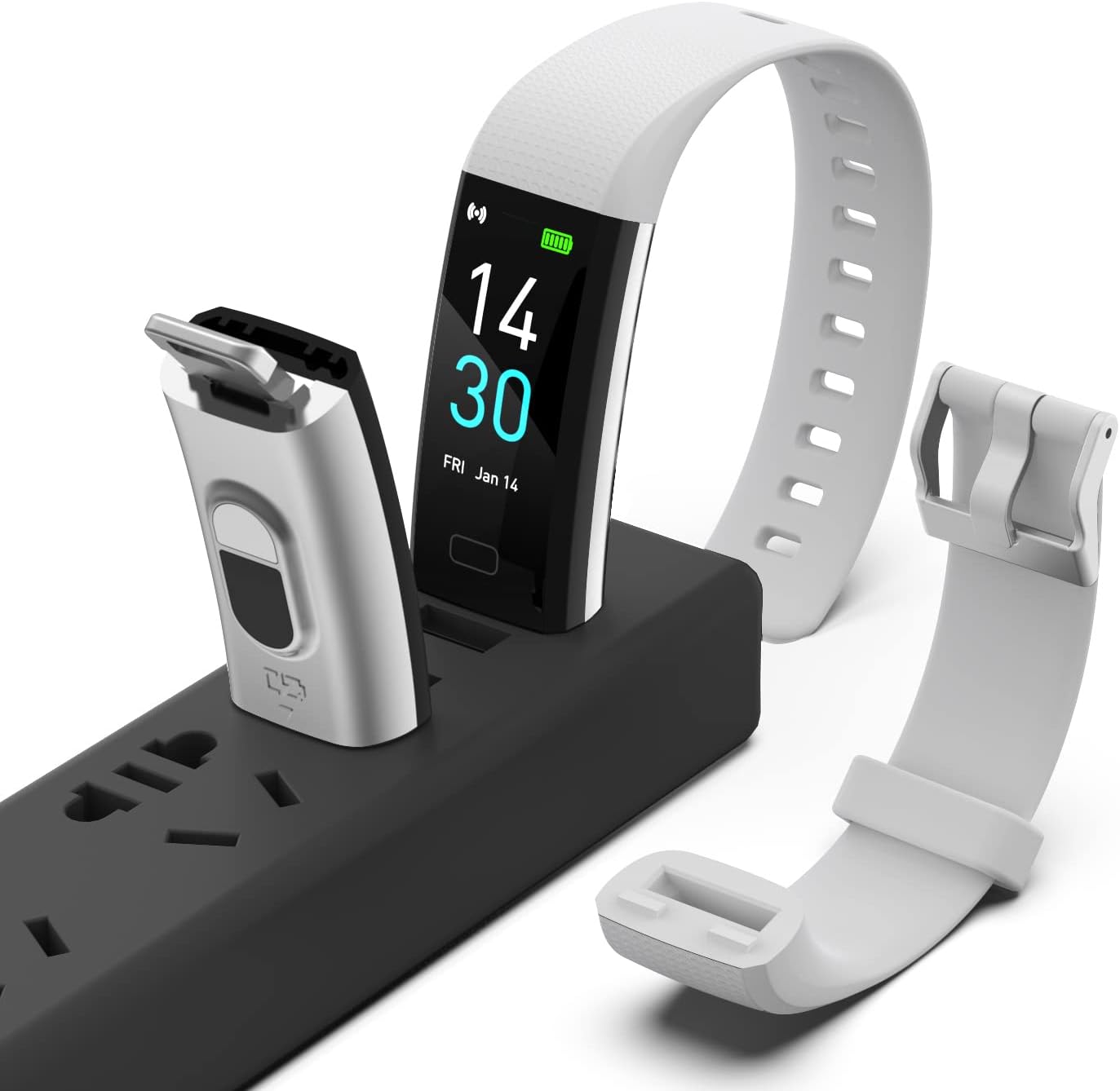 Fitness Tracker Watch with Heart Rate & Sleep Monitor, IP68 Waterproof Step Counter