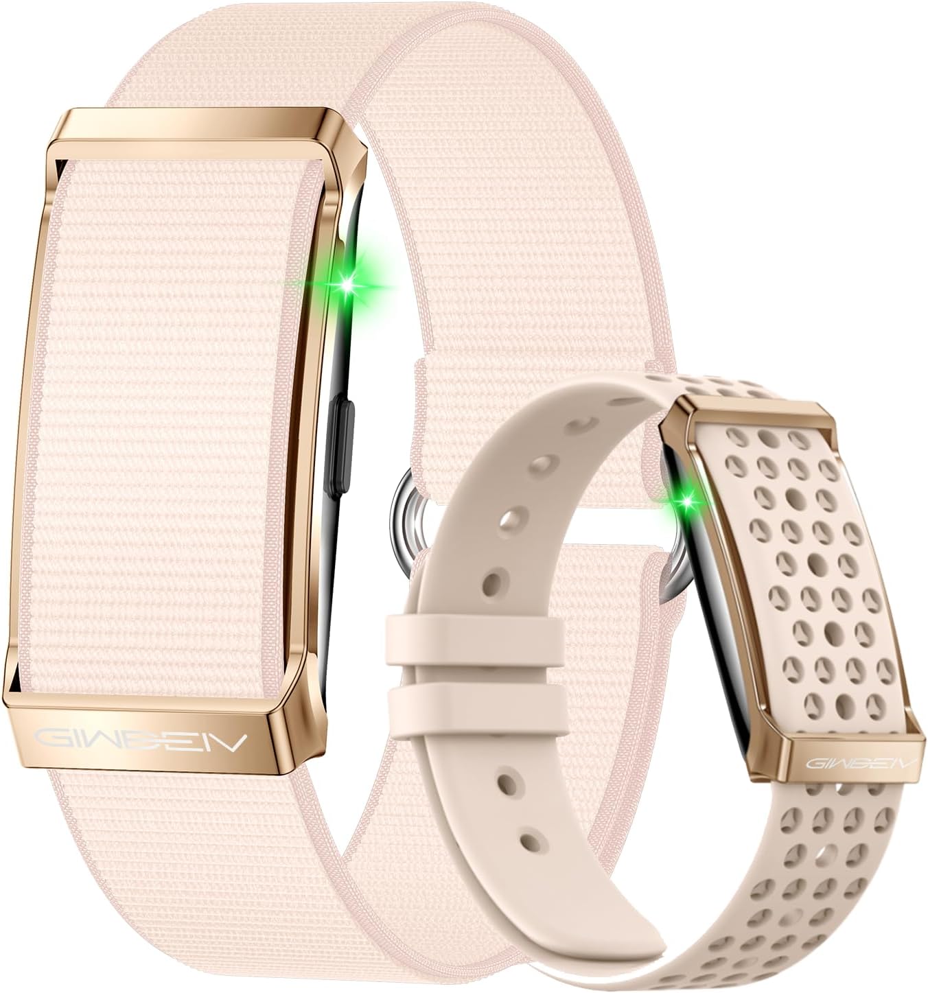Fitness Tracker Smart Bracelet with Heart Rate, SpO2 & Sleep Monitor, 170+ Sports Modes, 2 Bands